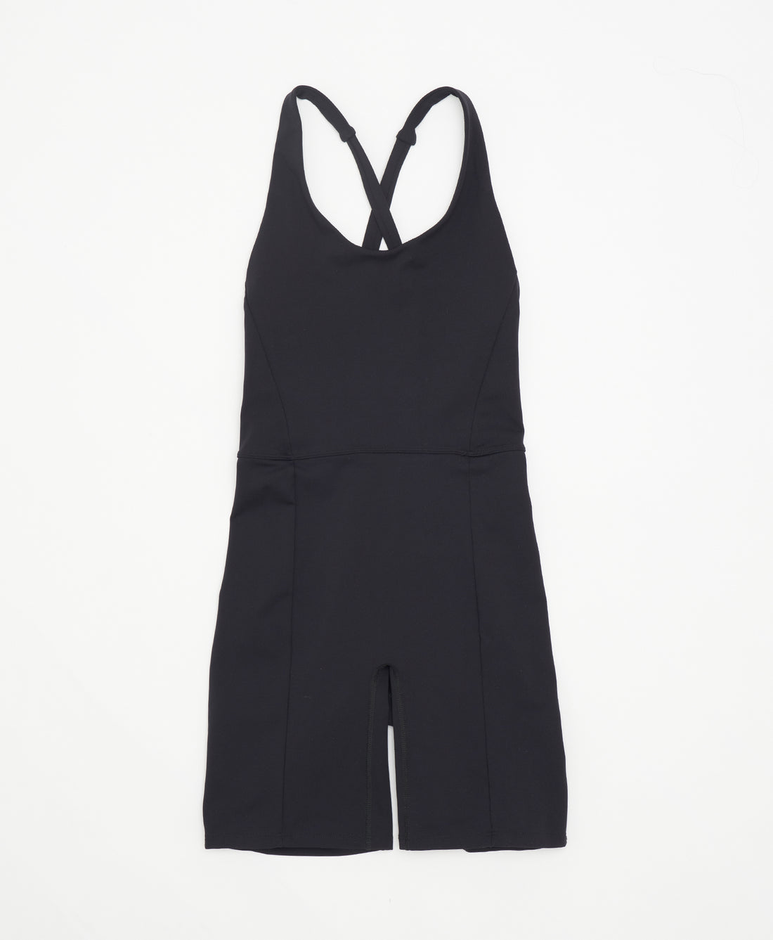 Wear One's At Bike Short Unitard in Bean Flat Front