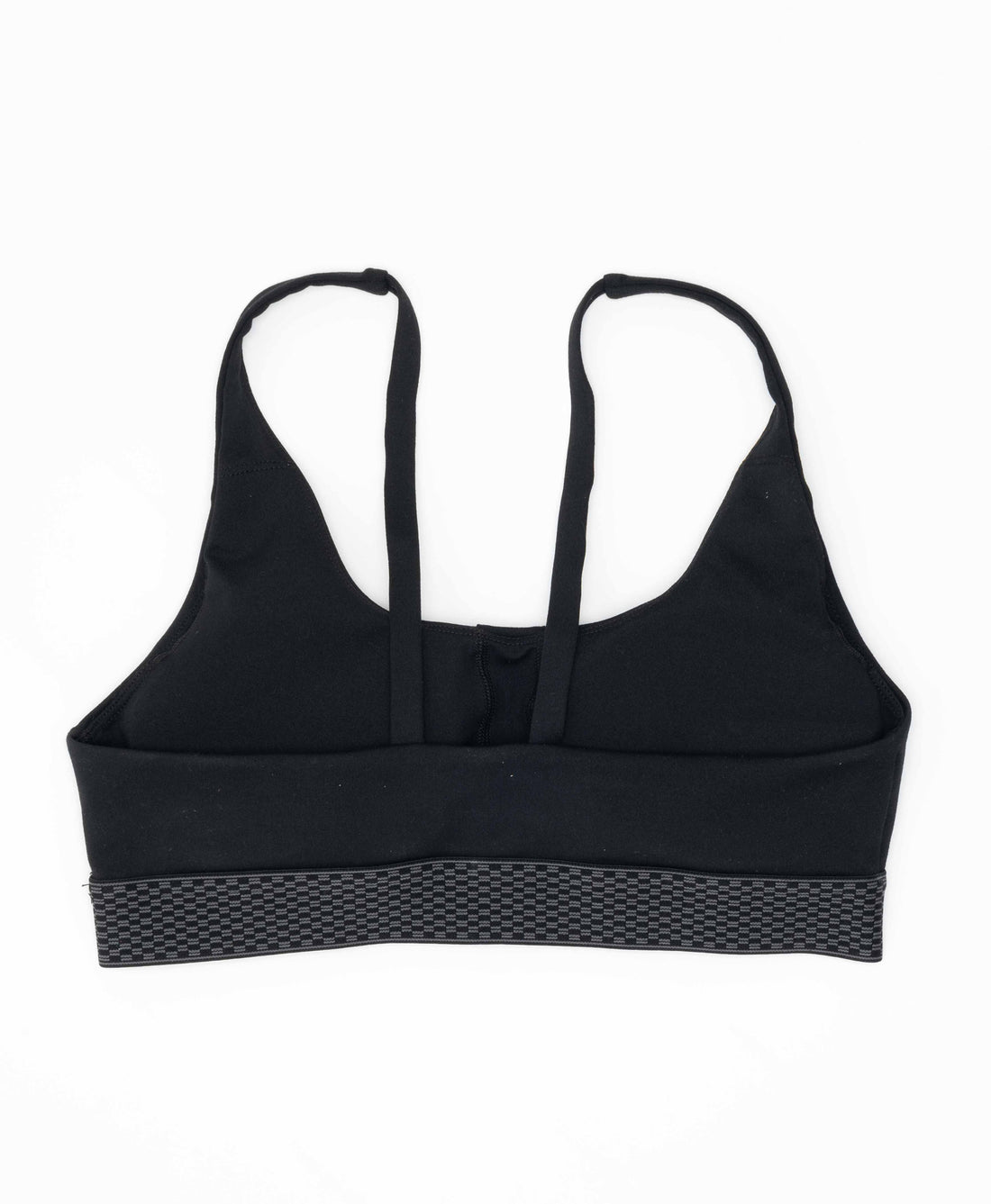 Wear One's At Keyhole Bra in Asphalt Black Flat Back