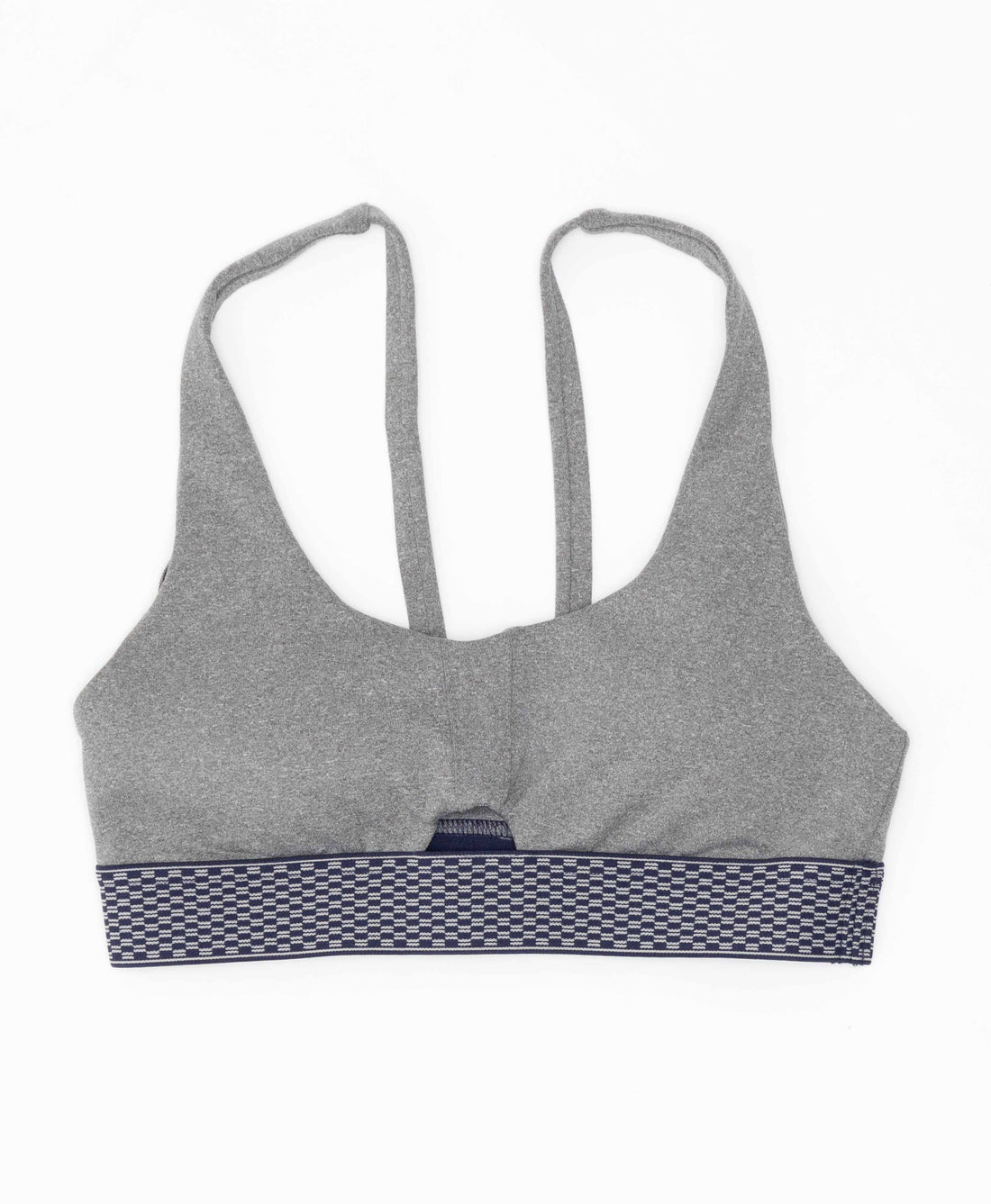 Wear One's At Keyhole Bra in Sport Grey Flat Front