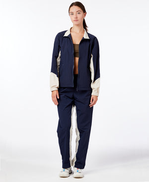 Wear One's At Alpine Pant in Navy Dune on model front view