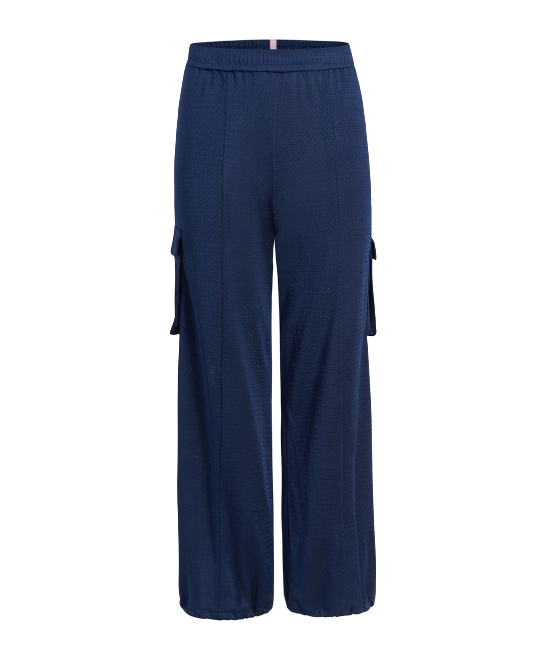 Wear One's At Arena Pant in navy on model flat lay front