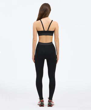 Wear One's At Free Throw Full Length Legging in Asphalt on studio model back view