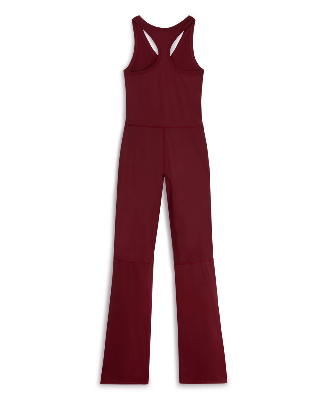 Wear One's At Jazz Unitard in Pomegranate flat lay back view