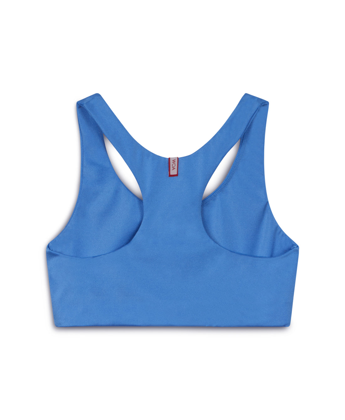 Wear One's At Race You Back Bra in sky blue flat lay back