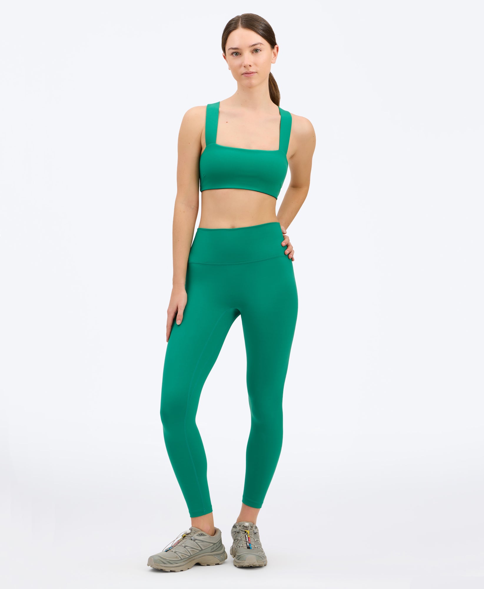 Wear One's At Routine Legging in betty on studio model front view