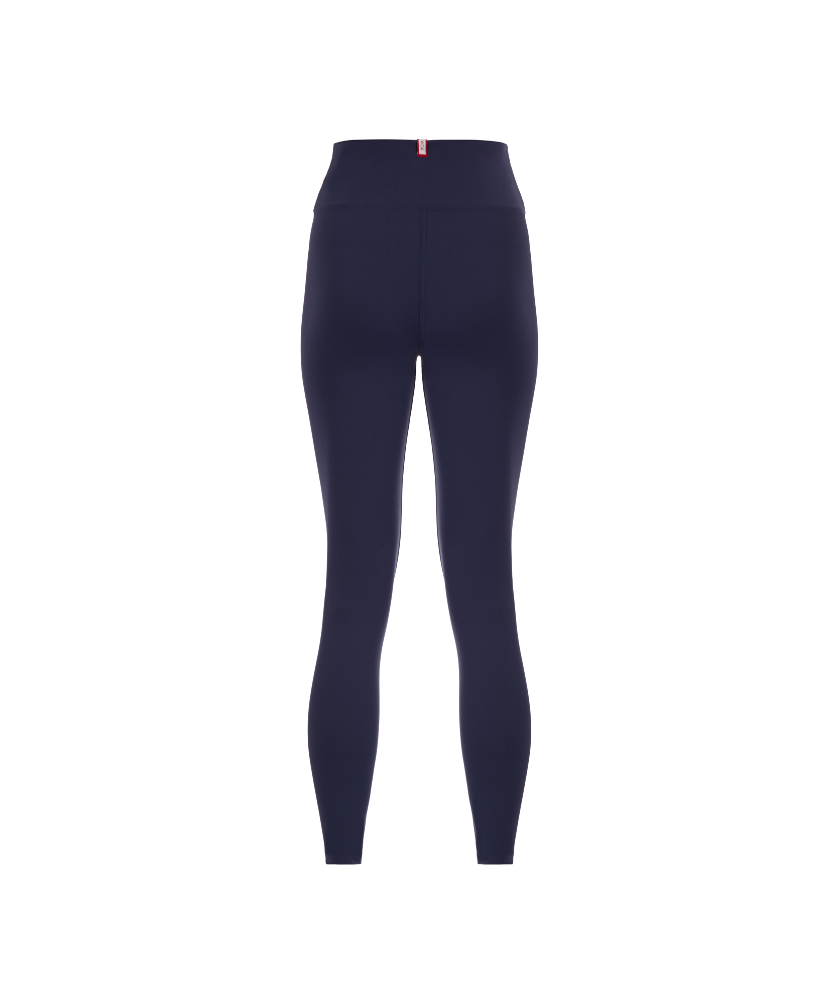 Wear One's At Routine Legging in navy on ghost mannequin back view