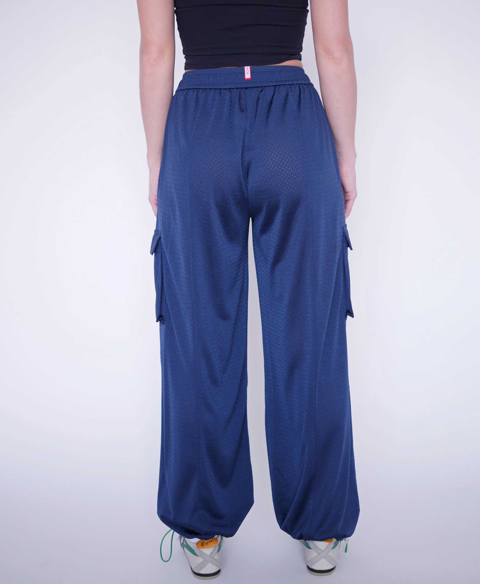 Wear One's At Arena Pant in Classic Navy on Model Full Back View