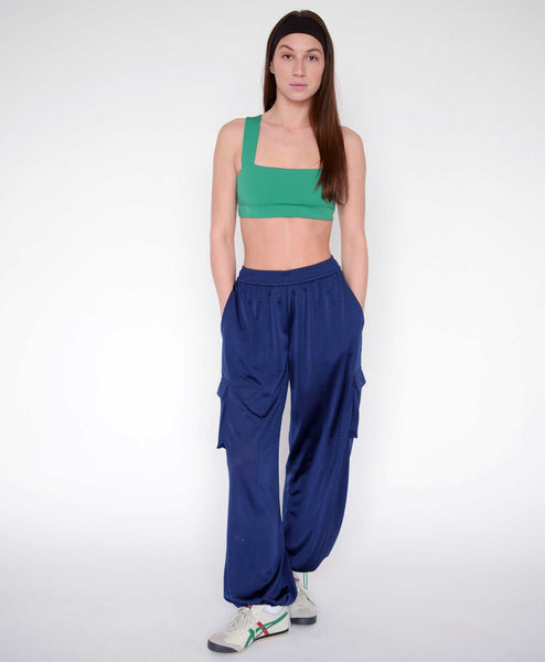 Wear One's At Arena Pant in Classic Navy on Model Full Front View