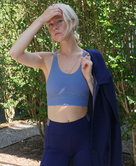 Cross Back Crop Bra