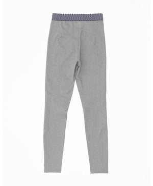 Wear One's At Free Throw Full Length Legging in Sport Grey Flat Back