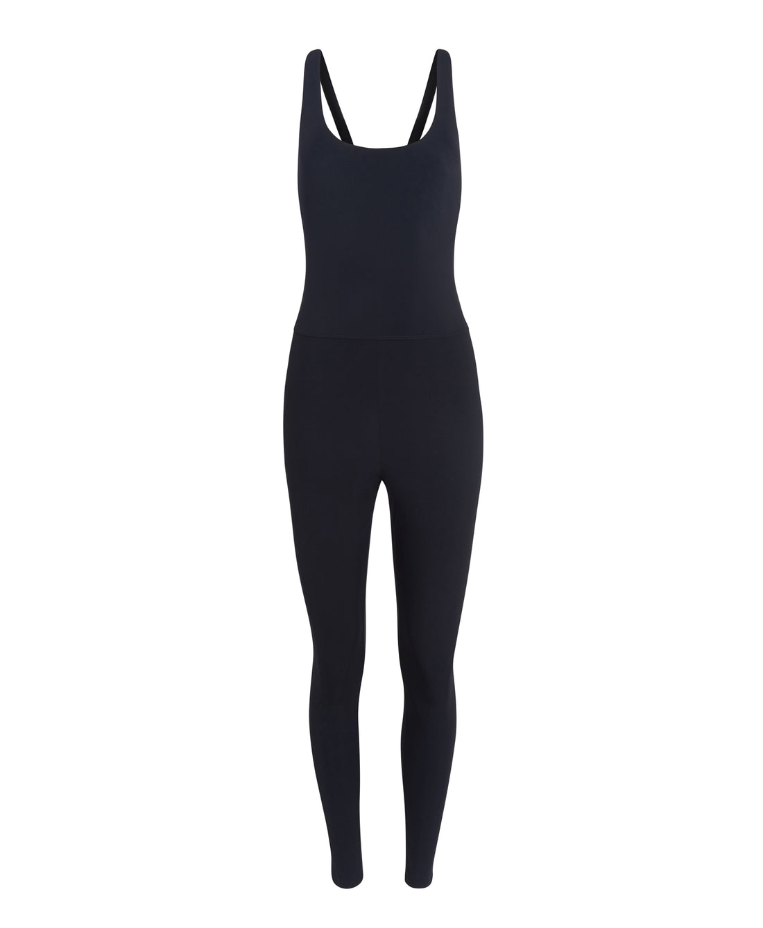Wear One's At Liberty Unitard in Caviar on Ghost Mannequin Front