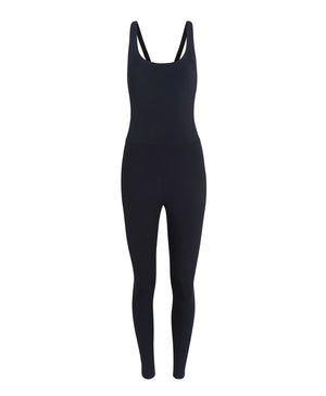 Wear One's At Liberty Unitard in Caviar on Ghost Mannequin Front