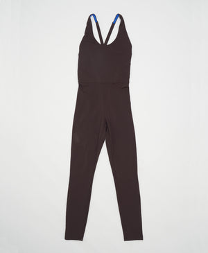 Wear One's At Liberty Unitard in Clove Flat Front