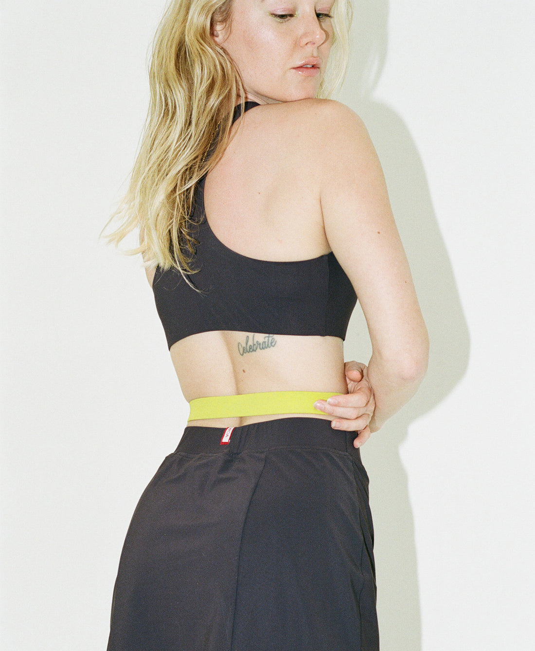 Wear One's At Race You Back Bra in Au Natural on Model Back View