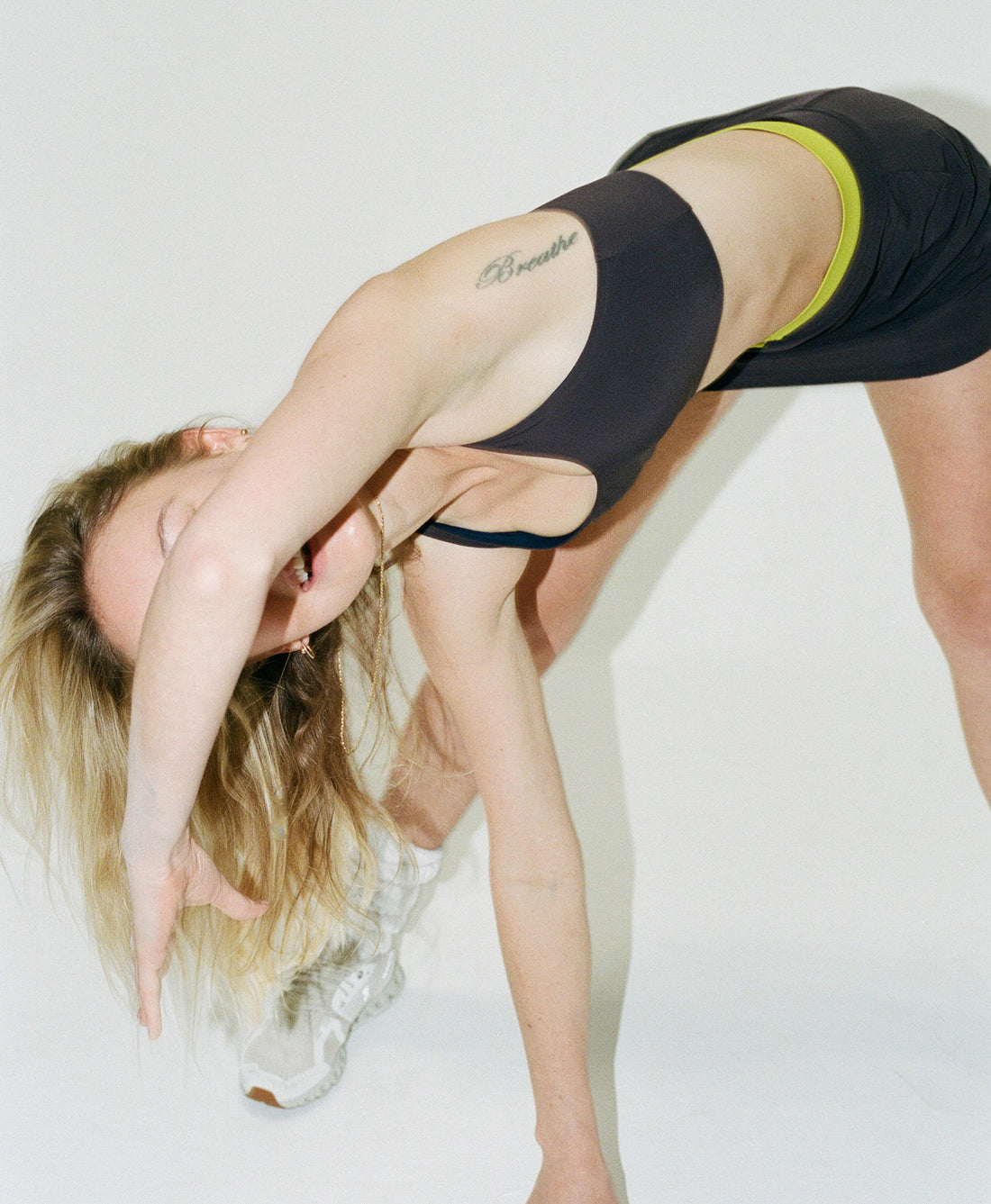 Wear One's At Race You Back Bra in Au Natural on Model Side View
