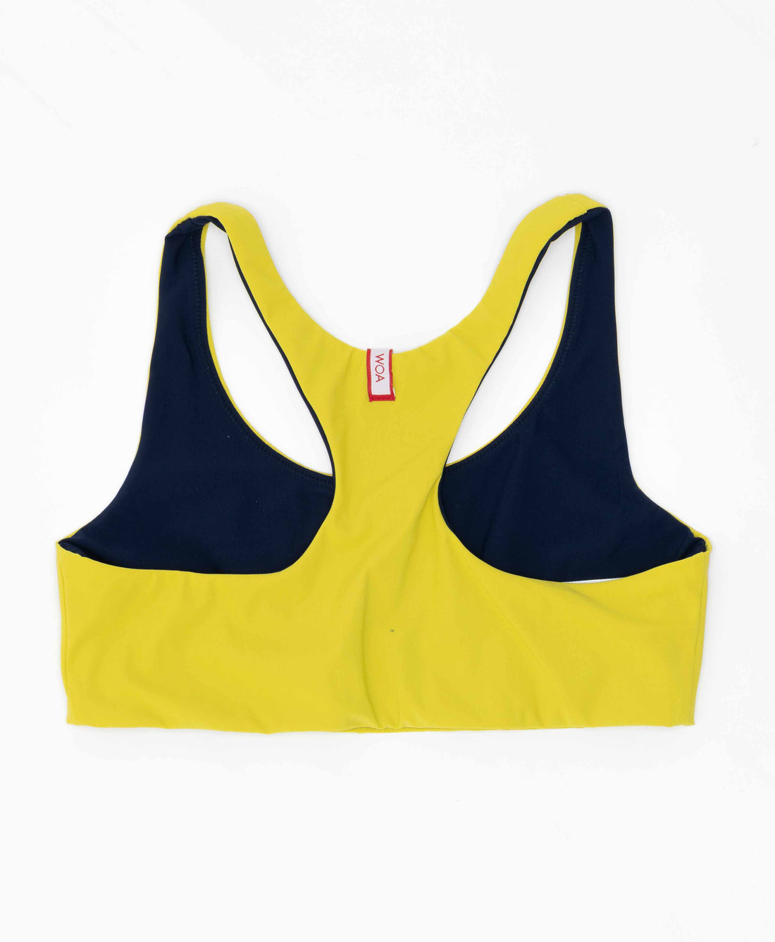 Wear One's At Race You Back Bra in Lime Flat Back
