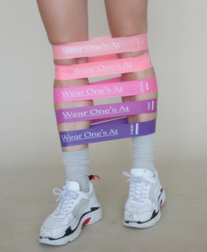 Wear Ones At Resistance Bands in Pink on Model Alternate Image