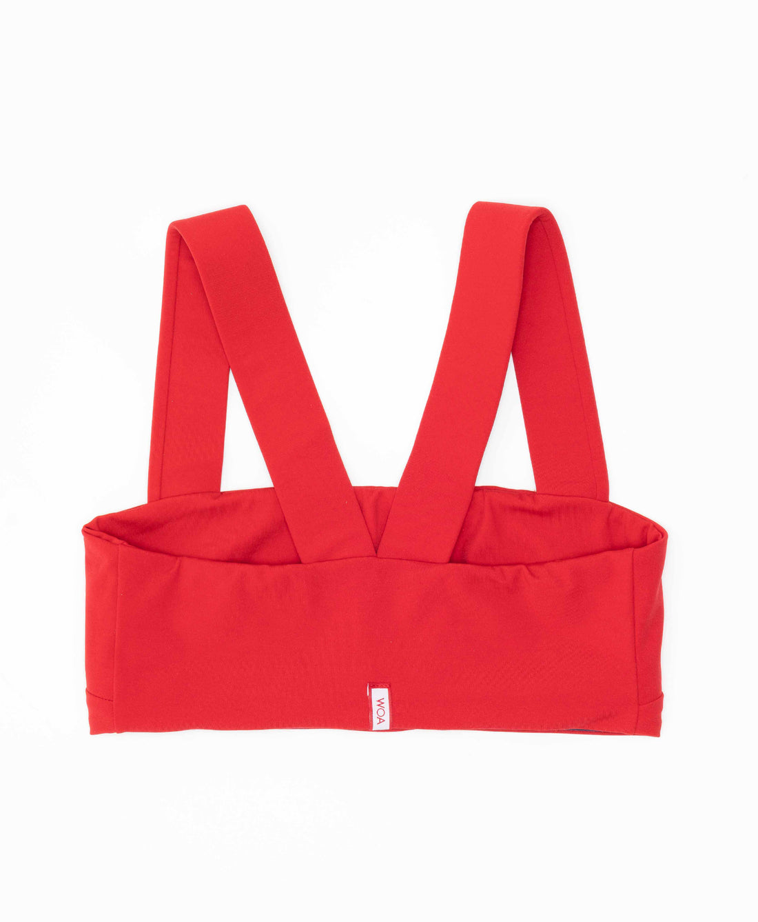 Wear One's At Routine Bra in Casanova Red Flat Back