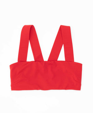 Wear One's At Routine Bra in Casanova Red Flat Front