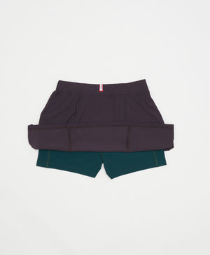 Wear One's At Simple Skort in Au Natural Color Flat Back