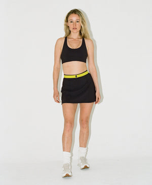 Wear One's At Simple Skort in Au Natural on Model Full Front View