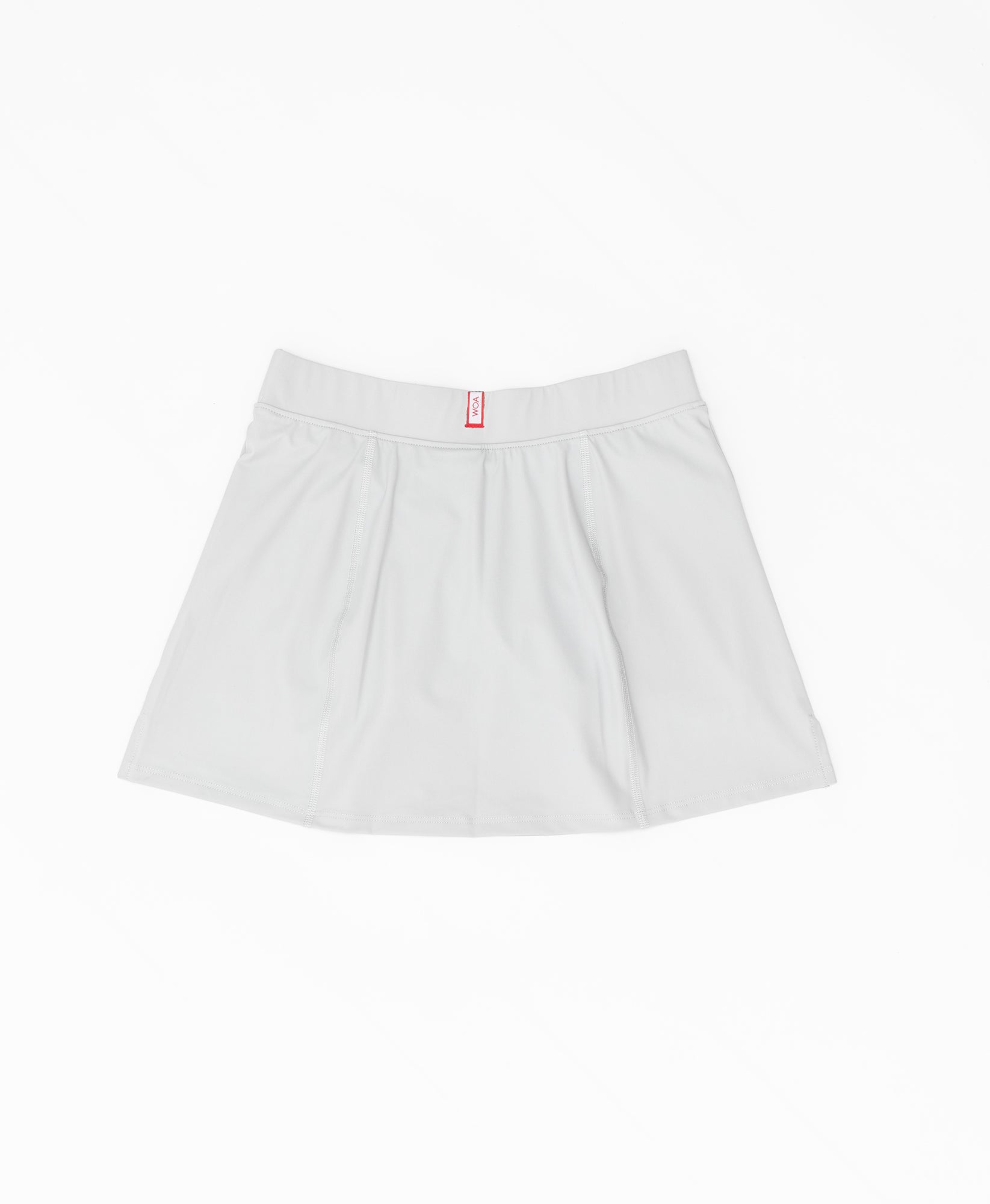 Wear One's At Simple Skort in Cloud White Flat Front