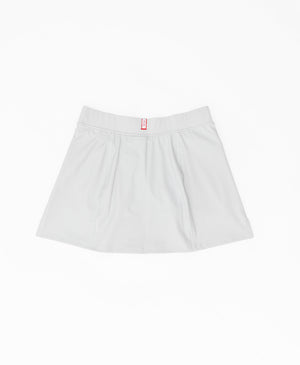 Wear One's At Simple Skort in Cloud White Flat Front