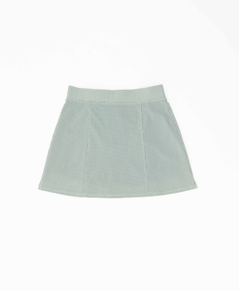 Wear One's At Simple Skort in Meadow Green on Model Front View