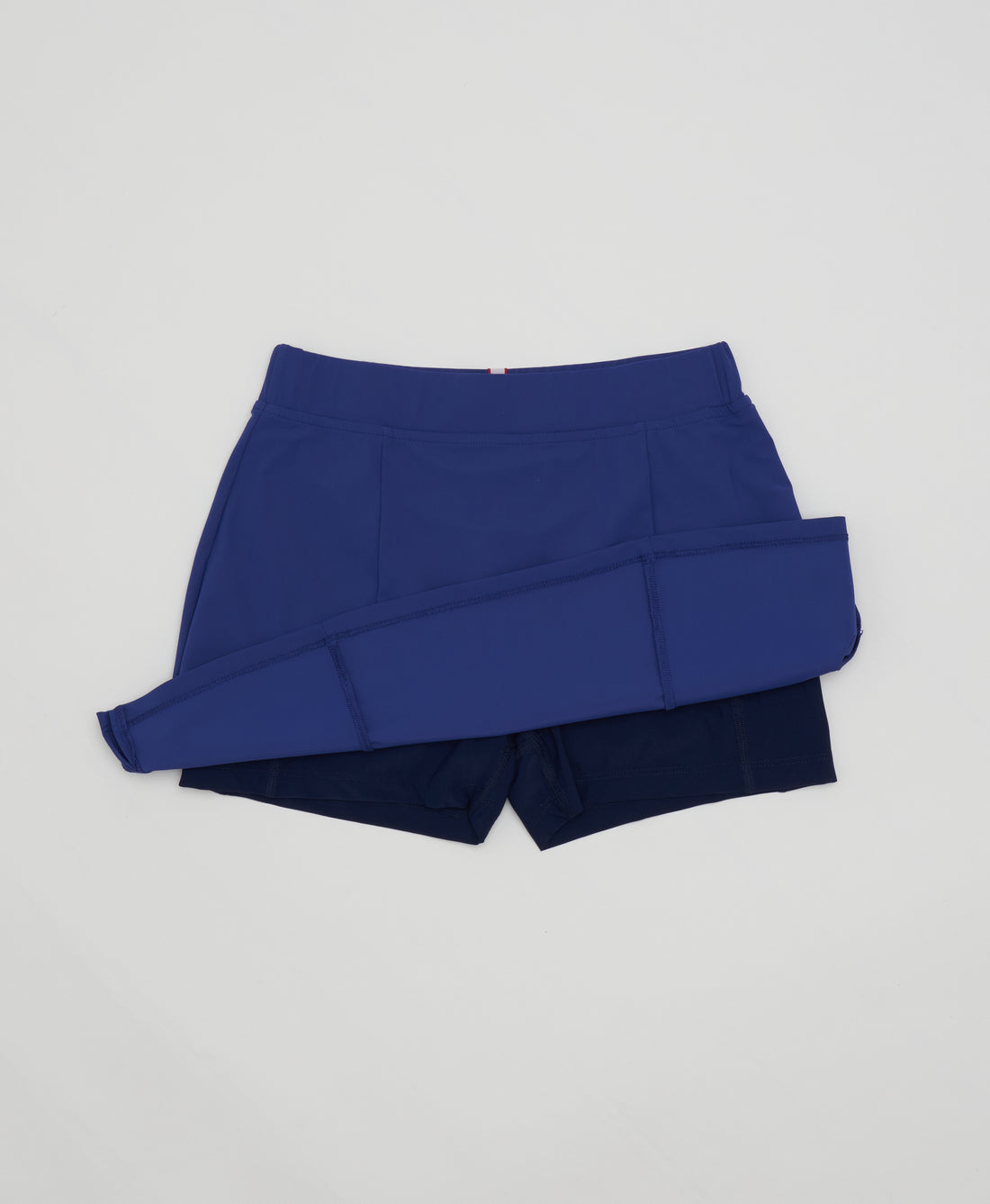 Wear One's At Simple Skort in Neptune Blue Flat Front