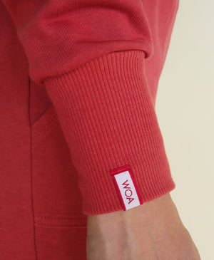 Wear One's At Snapfront Sweatshirt in Sepia Detailed Cuff View